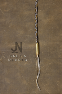 Bullet Braid - Salt & Pepper